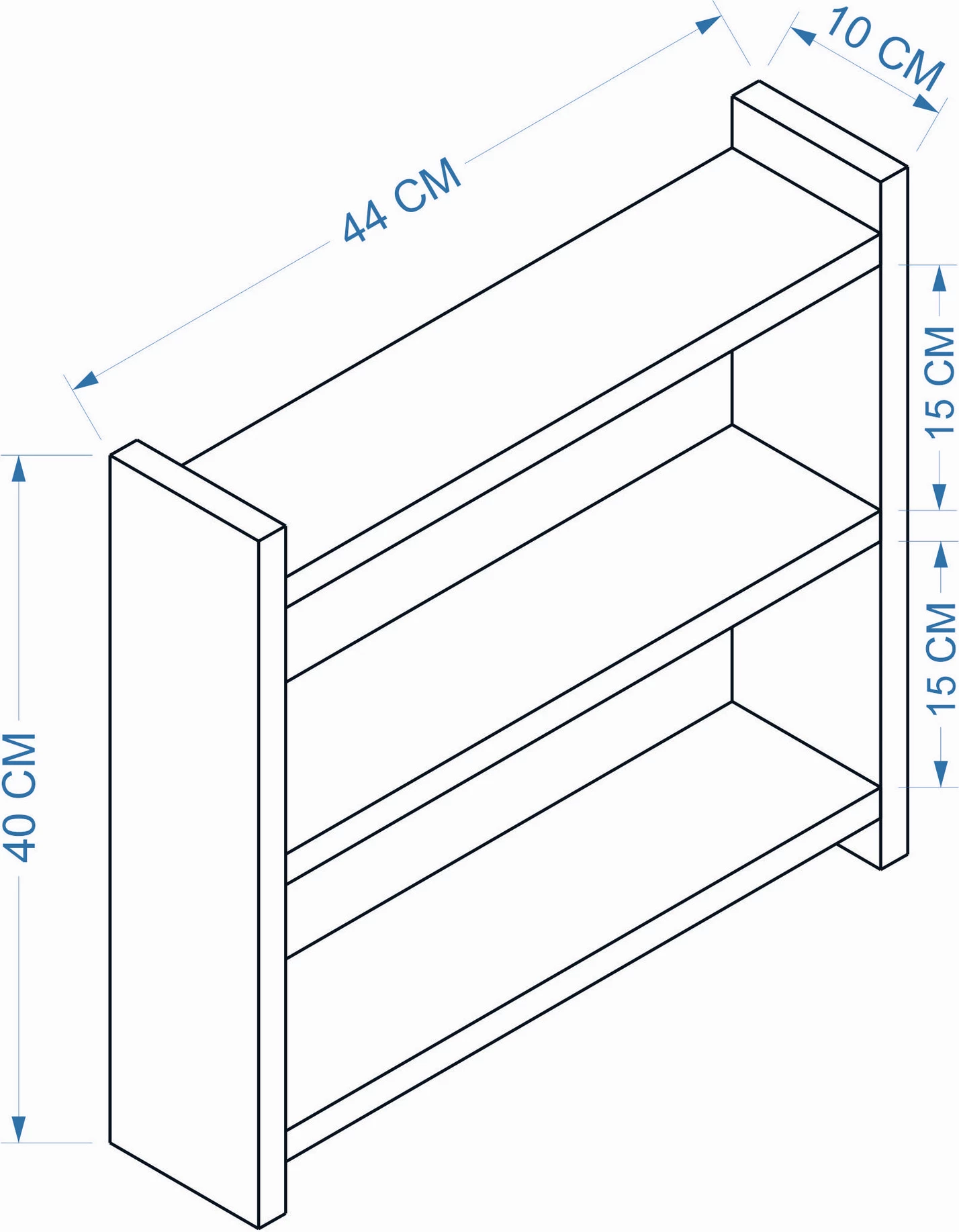 Raft kuzhine Hanah Home, ngjyrë antracit, Cosmic