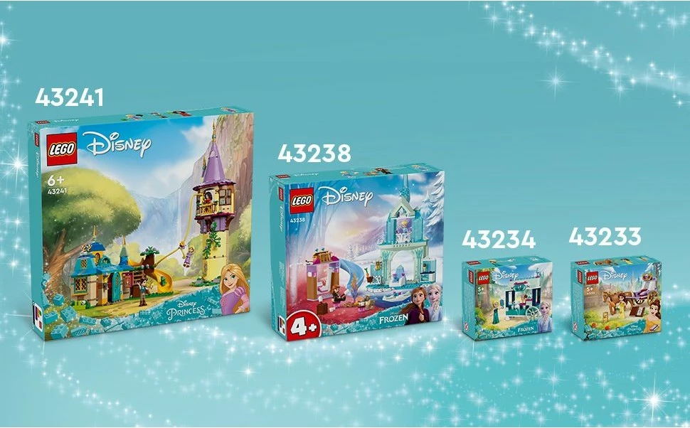 Set ndërtimi LEGO Disney 43238 Elsa's Frozen Castle, 163 pjesë, shumëngjyrësh