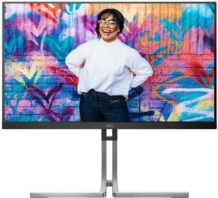 Monitor, AOC, Q27U3CV, 27", IPS QD, Delta E