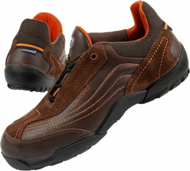 Këpucë për turizëm Lavoro, për meshkuj dhe femra, ngjyrë kafe