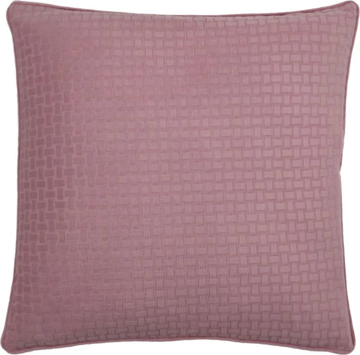 Jastëk dekorativ Granada, kadife, rozë e zbehtë, 45x45cm