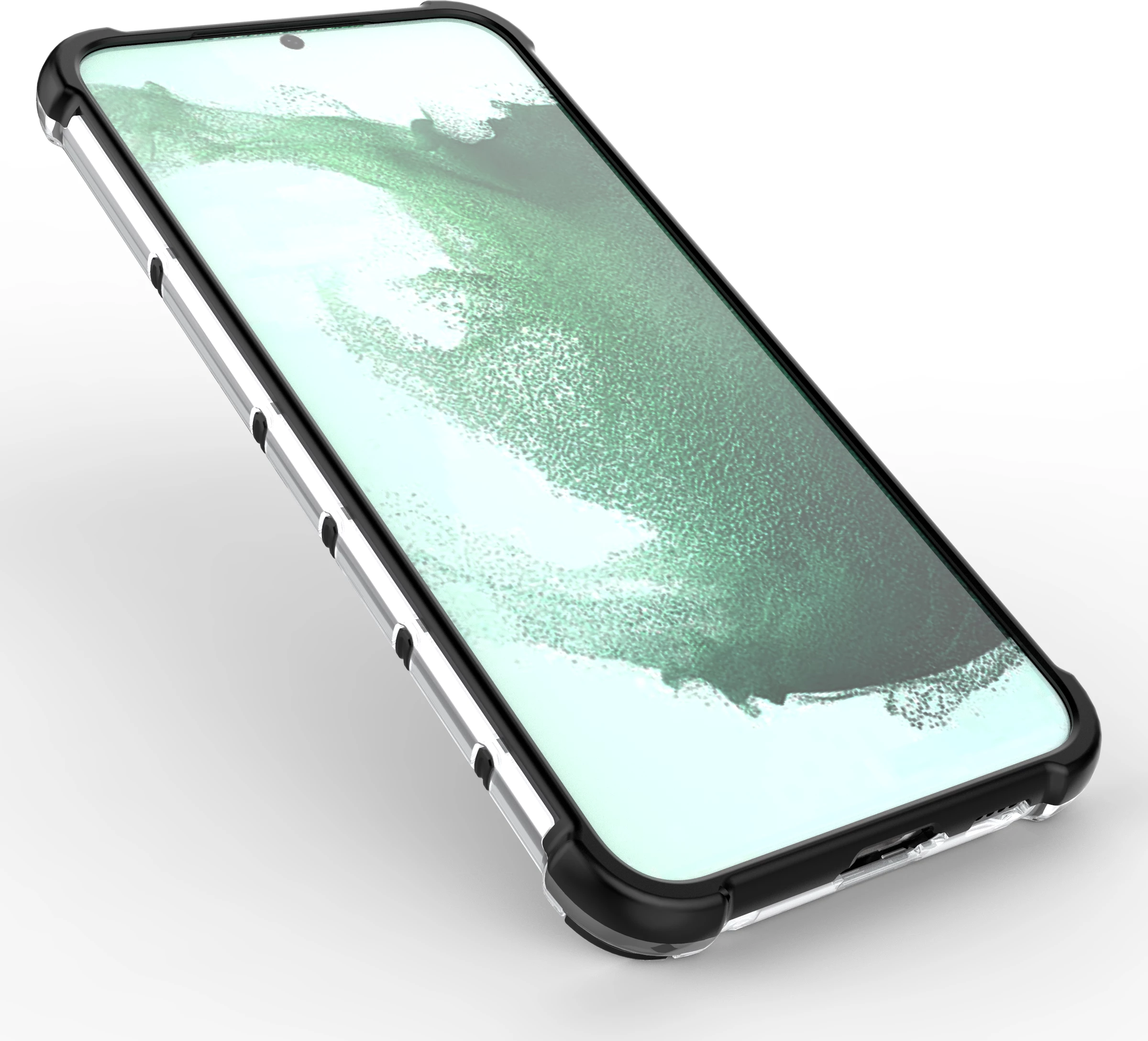 Mbështjellës Hurtel Honeycomb për Samsung Galaxy S23+, transparent