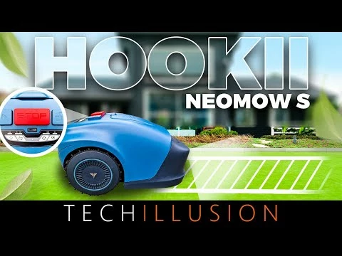 Kositëse bari robotike HOOKII Neomow S, WiFi, bateri 4400 mAh, IPX5, e kaltër/e zezë