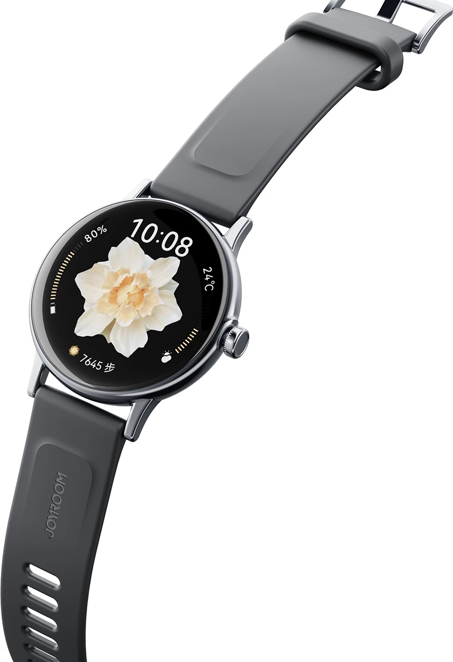 Smartwatch Joyroom JR-FC1 Classic Series, 1.28", Bluetooth 5.3, IP68, Gri e errët