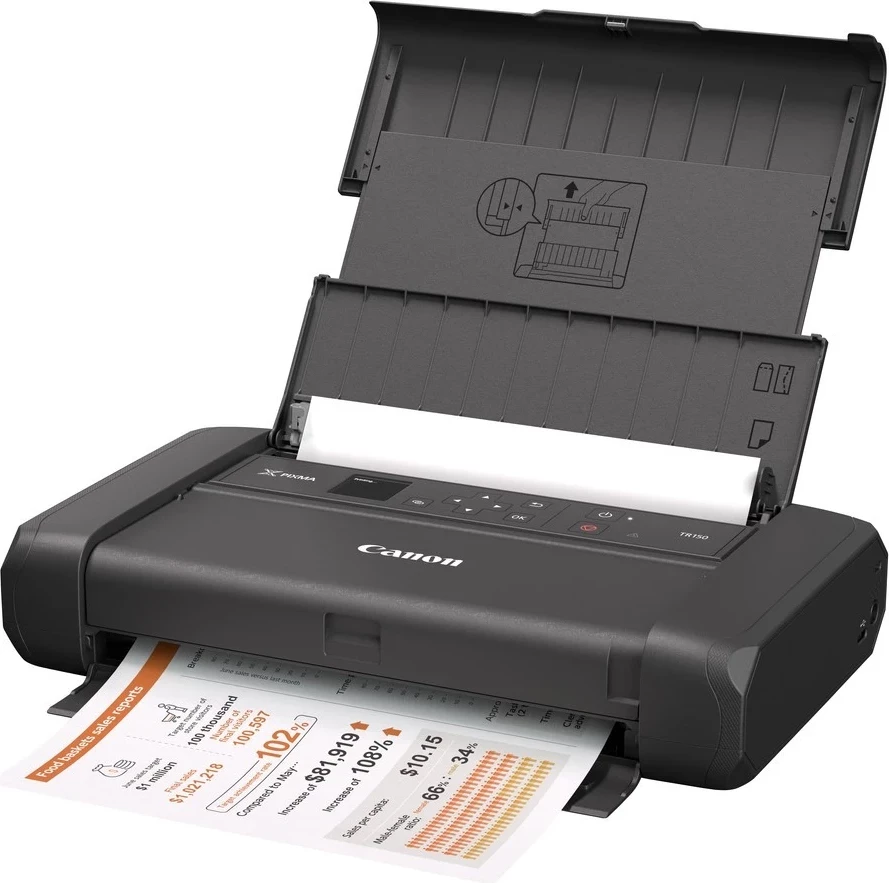 Printer portativ Canon PIXMA TR150 me bateri