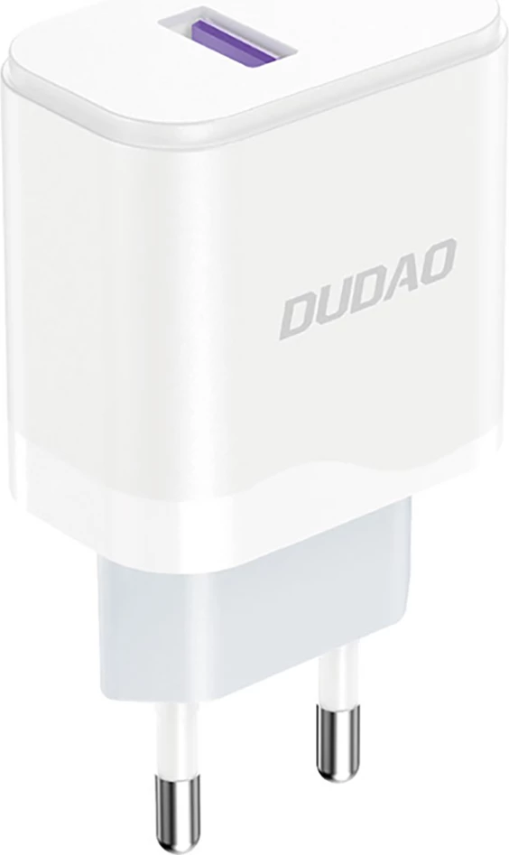 Karikues muri Dudao A20EU, 18W, USB-A, i bardhë