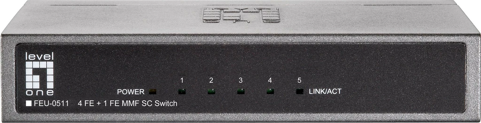 Switch LevelOne FEU-0511, 5-Port, Fast Ethernet, SC Multi-Mode Fiber