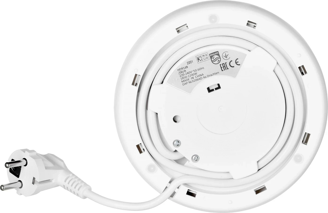 Vluese uji Philips HD9318/00, 2200W, 1.7L, e bardhë