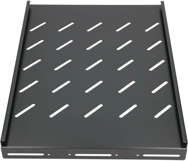 Raft kabineti Extralink EX.19096, 1U, 350mm, për kabinete 19 inç, zi