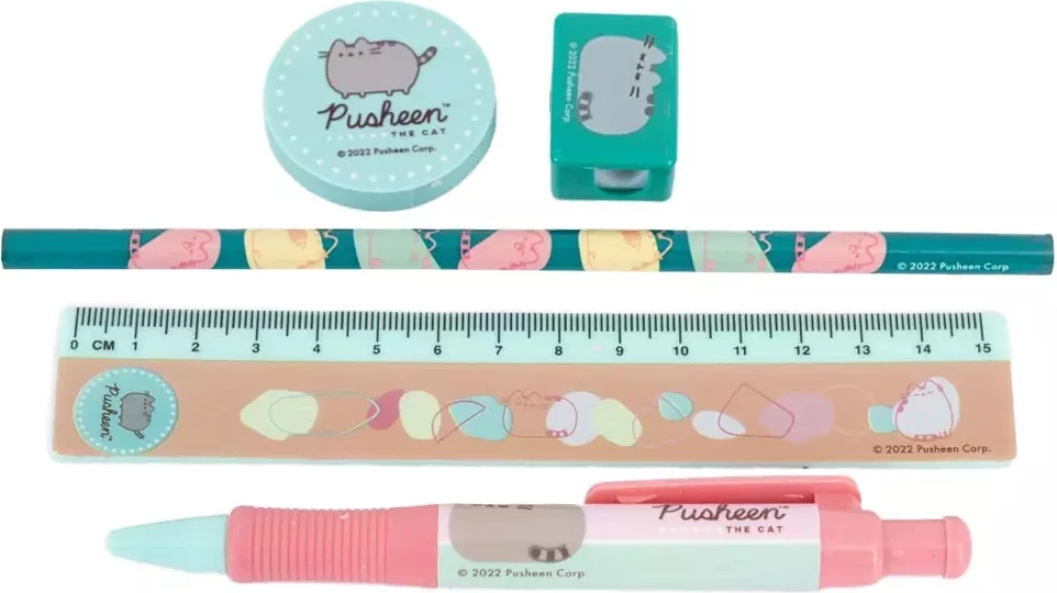 Set zyre Pyramid Pusheen Botanical, 6-copësh