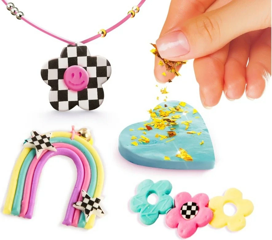 Set krijues punëtori bizhuterish, Epee Project Glam EP60467, argjilë modeluese me mjete dhe 20+ elemente, 6+, shumëngjyrësh, set