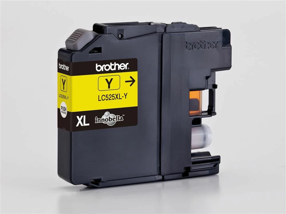 Kartrixh boje Brother LC525XL-Y, high-yield XL, 1300 faqe, e verdhë