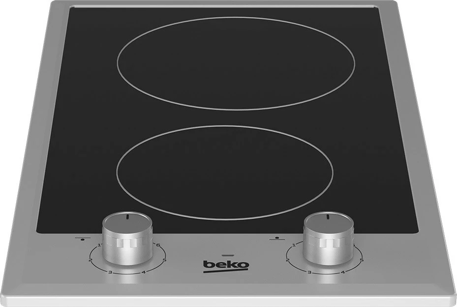 Pllakë qeramike Beko HDCC32200X, 2 zona, e zezë/inox