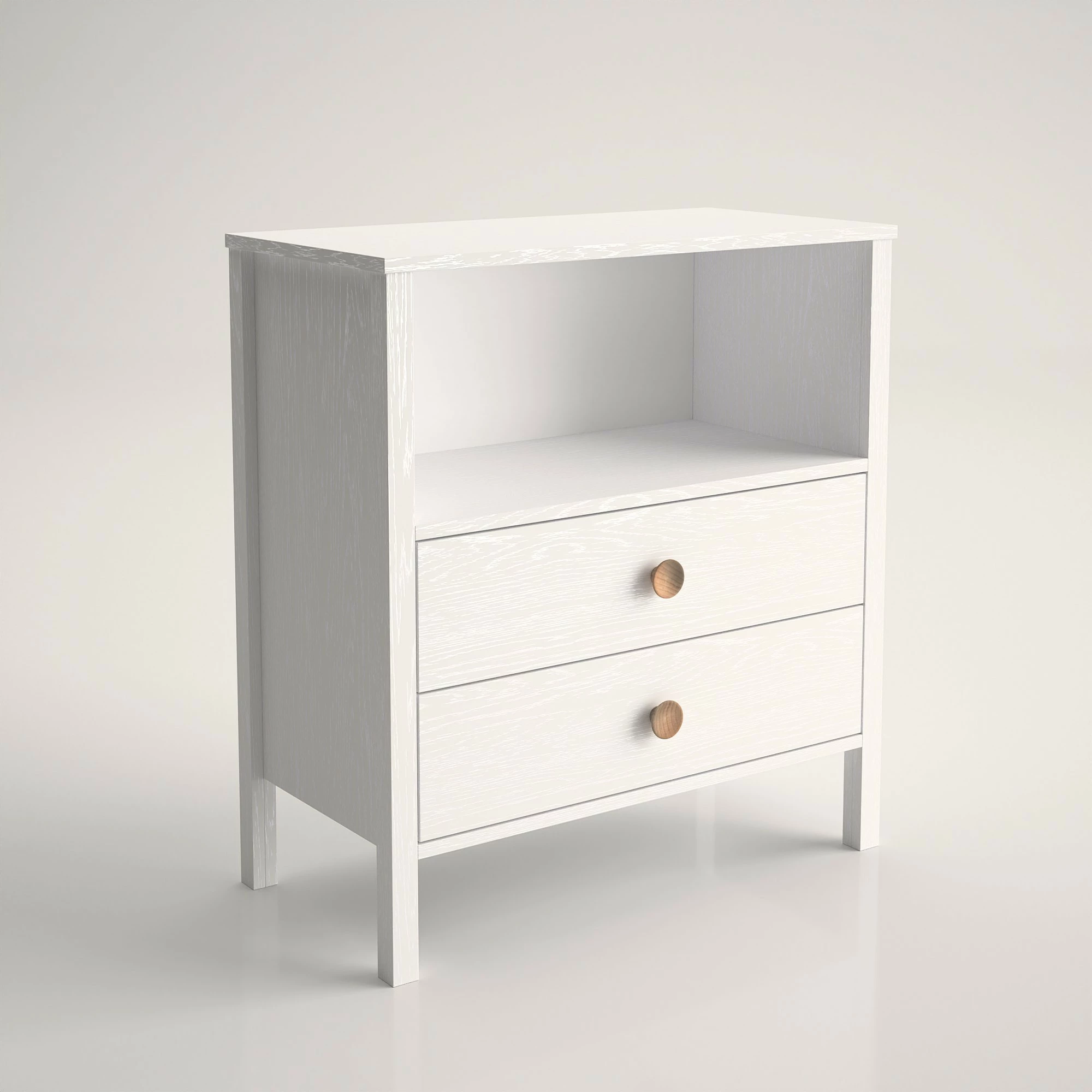 Komodë Hanah Home, FRN-10053, druri dhe e bardhë