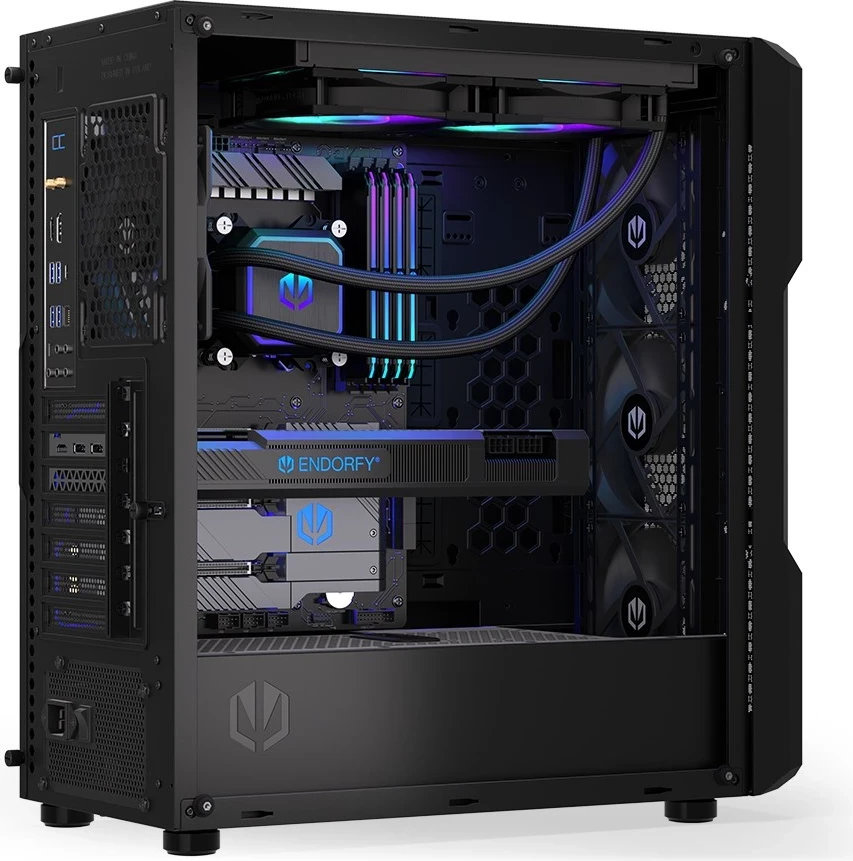 Ftohësi i Lëngshëm për Procesorin ENDORFY Navis F240 ARGB, 24 cm, i Zi