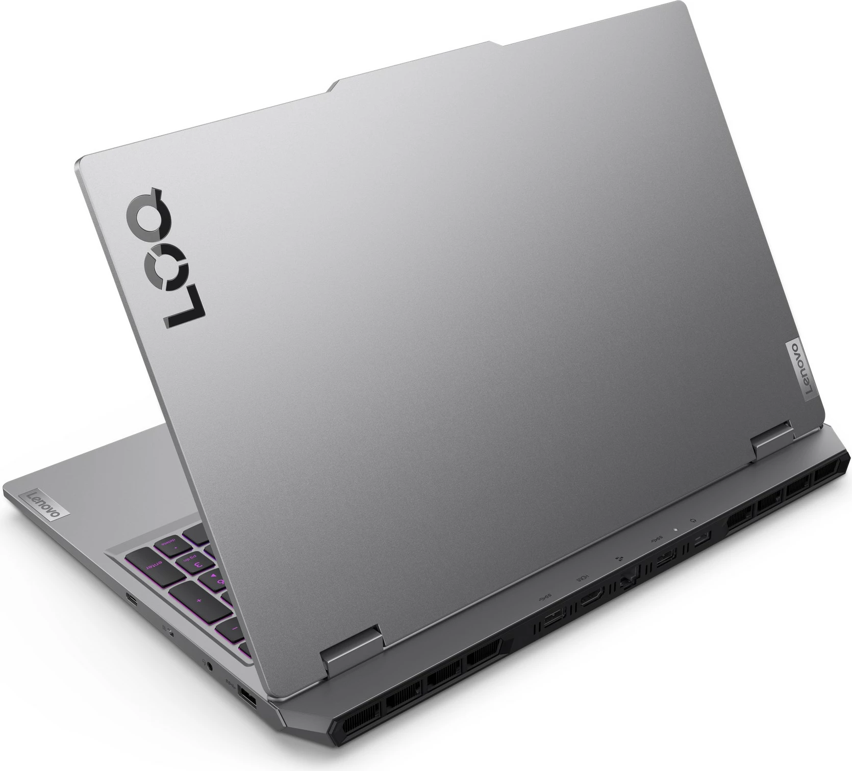 Laptop Lenovo LOQ 15IRX10, Core i5-13450HX, 24GB RAM, 1TB SSD, RTX 5060, 15.6" FHD, gri