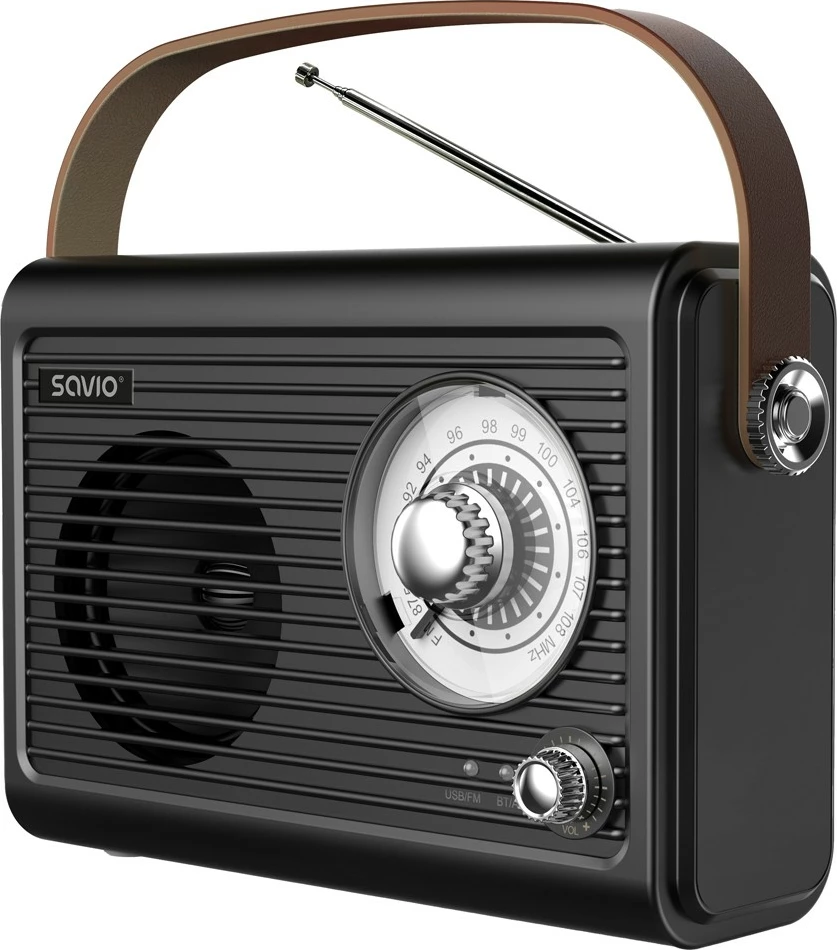 Radio portabile Savio RS-01, Bluetooth 5.3, USB-C, e zezë