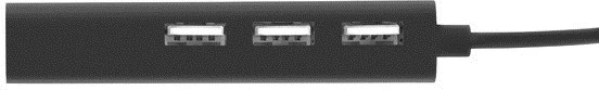 Shpërndarës Natec Dragonfly USB 2.0 480 Mbit/s, i zi
