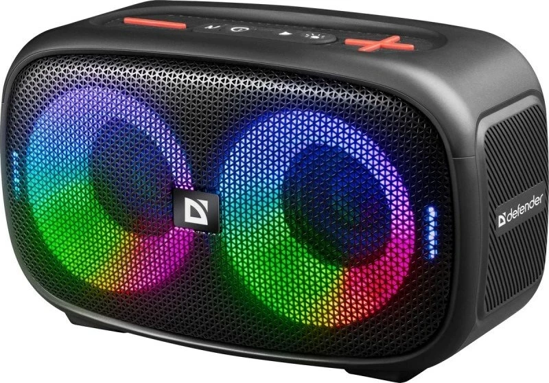 Boks Bluetooth defender Q5, 20W, LED, BT 5.3, FM, USB, TWS, Zi