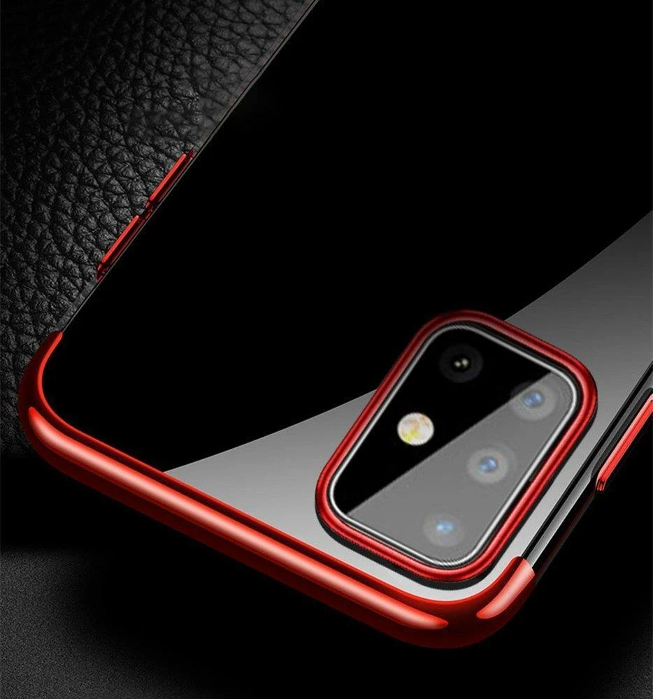 Mbështjellës Hurtel Clear Color 0.3mm për Samsung Galaxy A72, TPU, Kaltër/Transparent