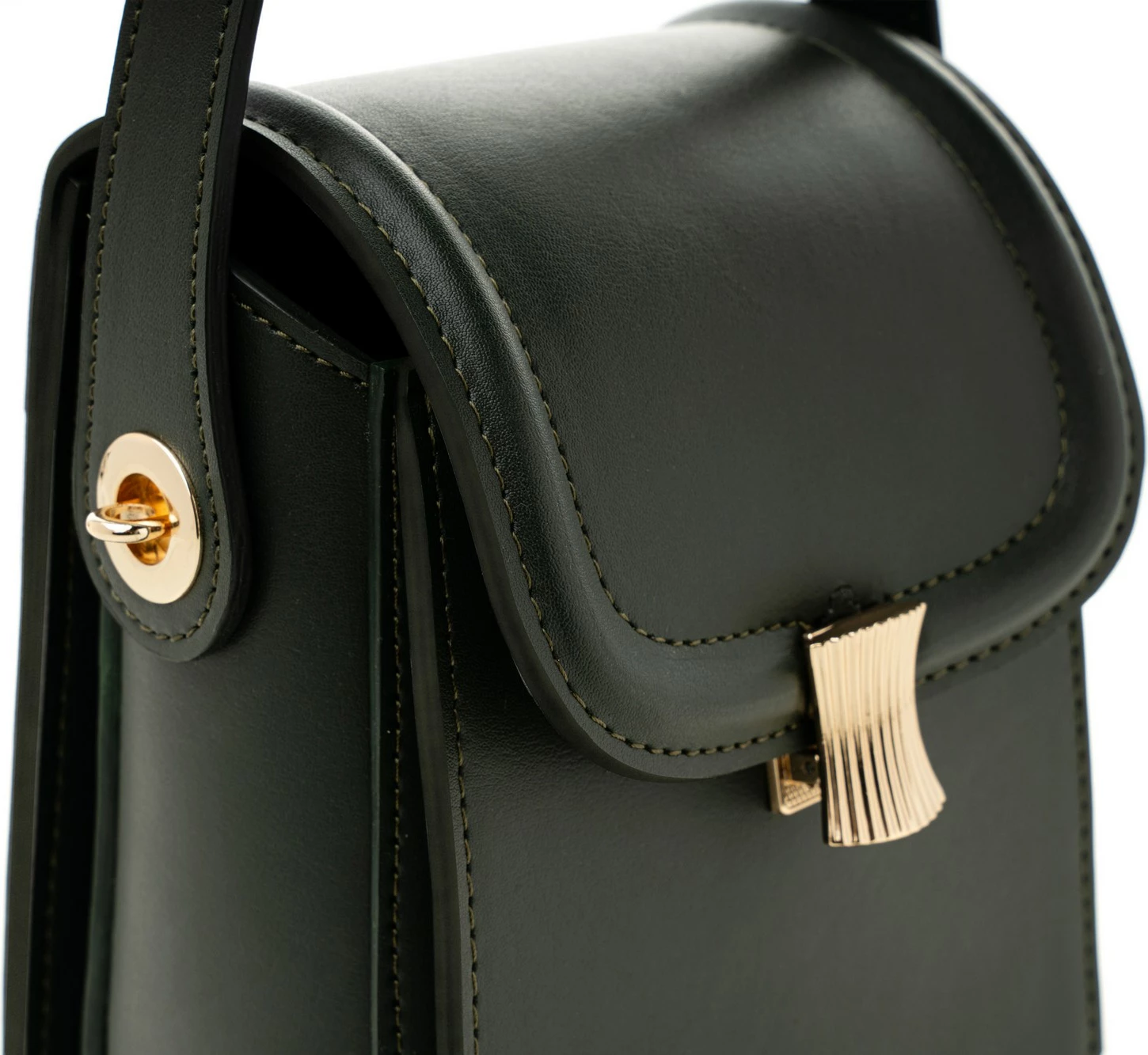 Çantë crossbody, ngjyrë e gjelbër e errët, Vince Camuto, Lagoon