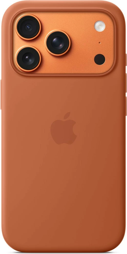 Mbështjellës silikon MagSafe për iPhone 17 Pro Apple, Terracotta