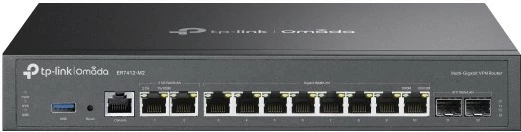 Router TP-Link Omada Multi-Gigabit VPN, Ethernet WAN, 2.5 Gigabit Ethernet, Gigabit Ethernet, Ngjyrë e zezë