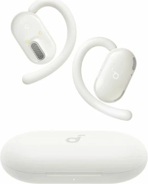 Kufje wireless Anker Soundcore V20i A3876G21, Bluetooth 5.4, IP55, 8/36 orë, drita të personalizueshme, të bardha, set me kuti karikimi + kabllo USB-C