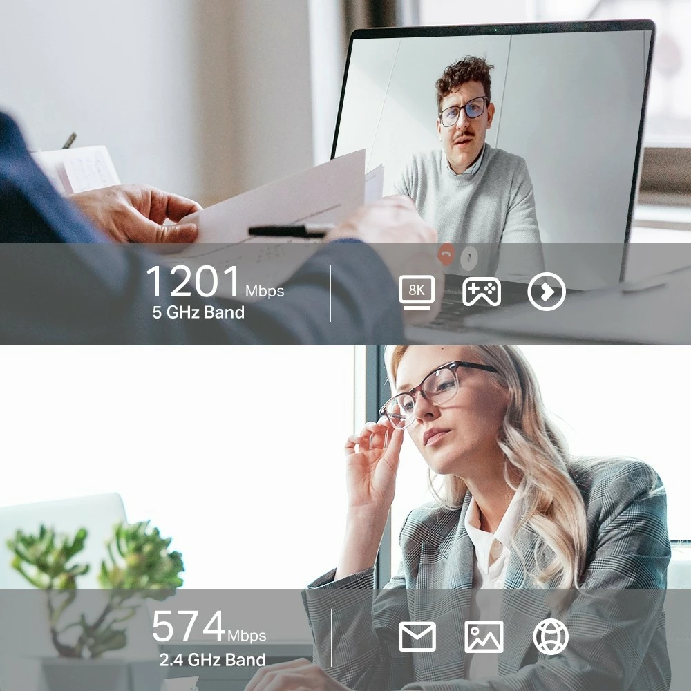 Adapter USB Wireless TP-Link Archer AX1800, Wi-Fi 6, 1201 Mbit/s