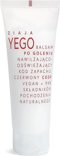 Balsam pas rruajtjes për meshkuj Ziaja Yego Red Cedar 80ml