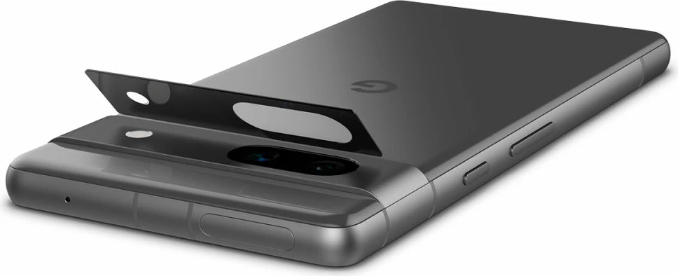 Mbrojtës xhami për kamerë Spigen Glas.tR EZ Fit Optik, për Google Pixel 7a, 2 copë, Zi