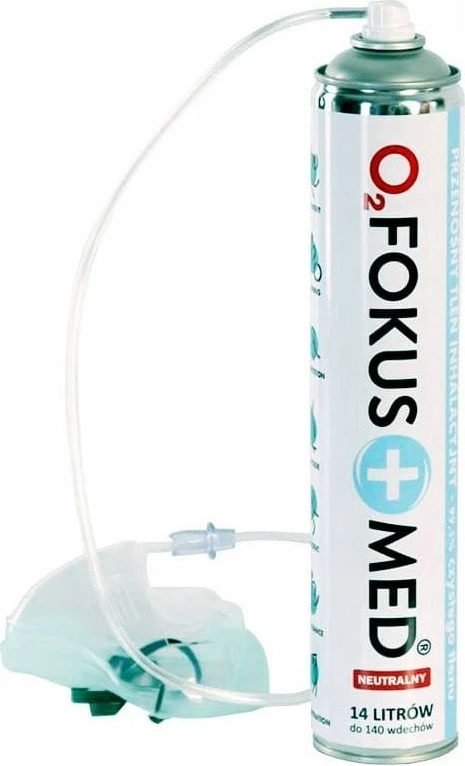 Bombolë oksigjeni për inhalim Timago FEELOXY, 15 L, me maskë