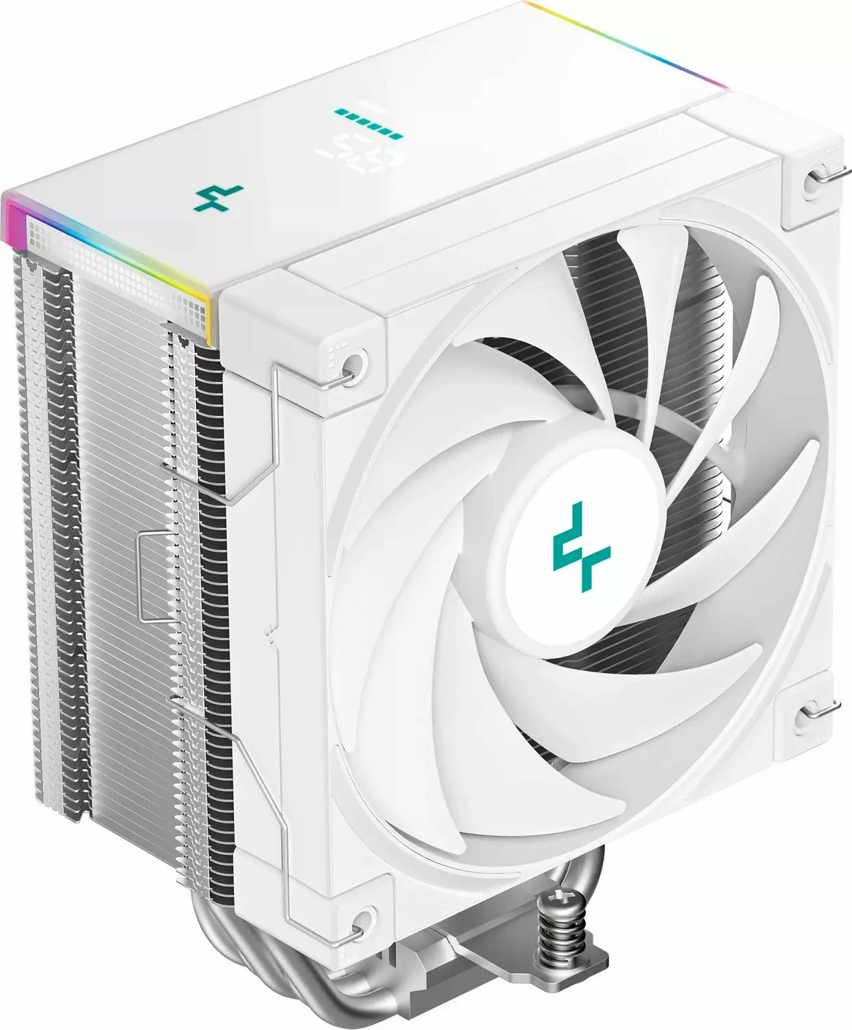 Ftohës CPU Deepcool AK500S Digital SE R-AK500S-WHADMN-GJD, 120mm, ARGB, ekran digital, i bardhë