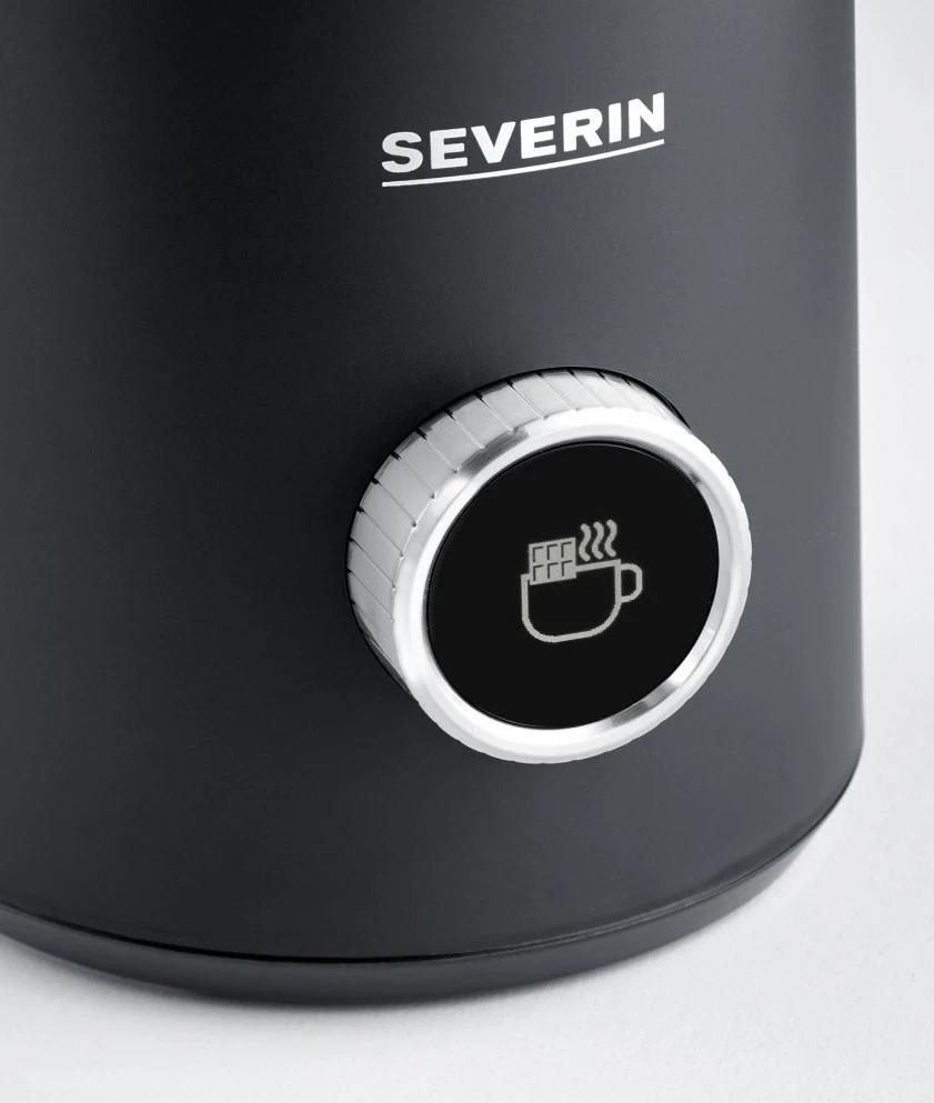Shkumues qumështi Severin SM 3587, 700 ml, ngjyrë zezë-argjend