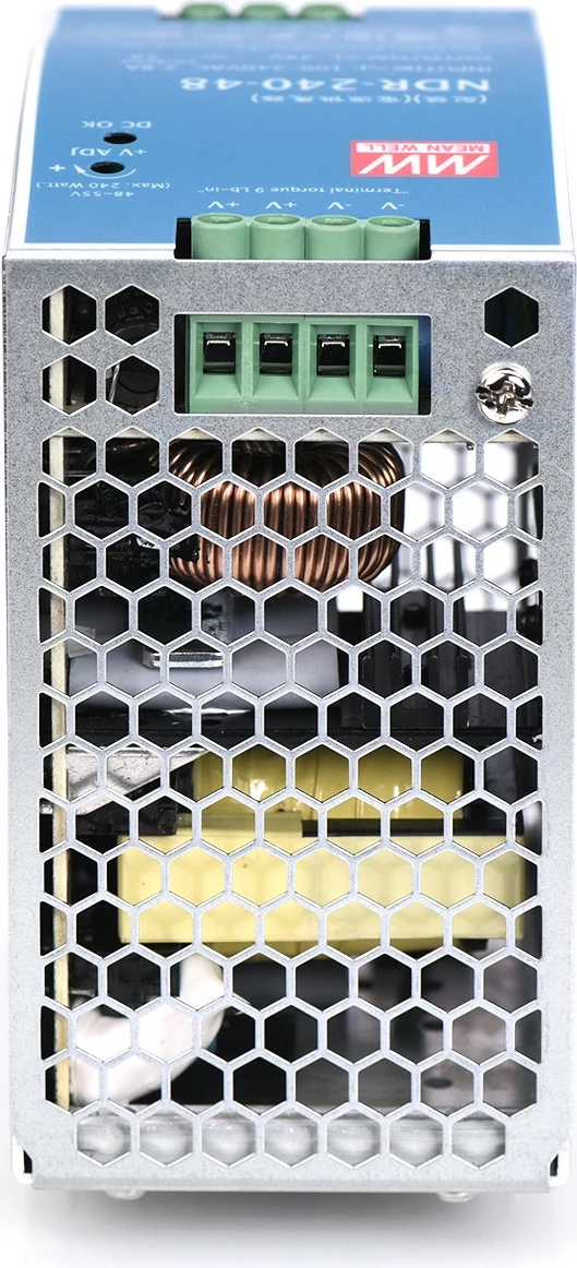 Furnizues industrial i rrymës Digitus, 48V DC, 240W, DIN rail, ngjyrë gjelbër/argjendtë