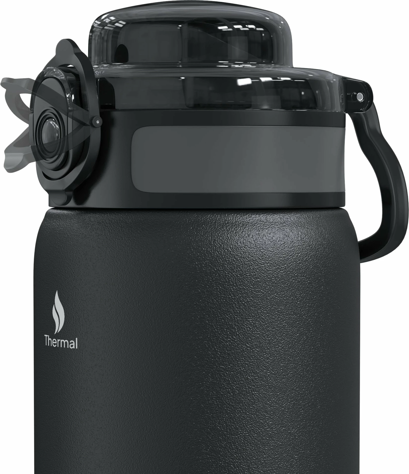 Shishe termike Zipro 500 ml çelik inox, e zezë