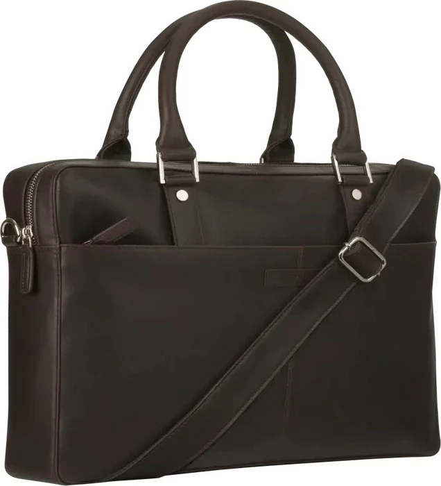 Çantë laptopi dbramante1928 ROSENBORG-16IN, lëkurë, hunter dark