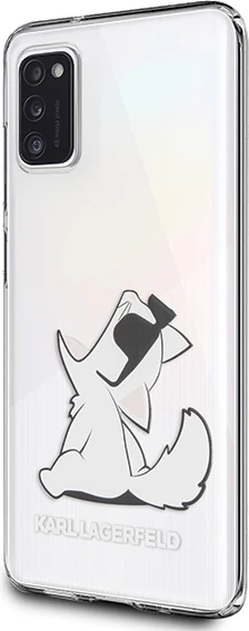 Mbështjellës Karl Lagerfeld Choupette Fun për Samsung Galaxy A41, Transparent