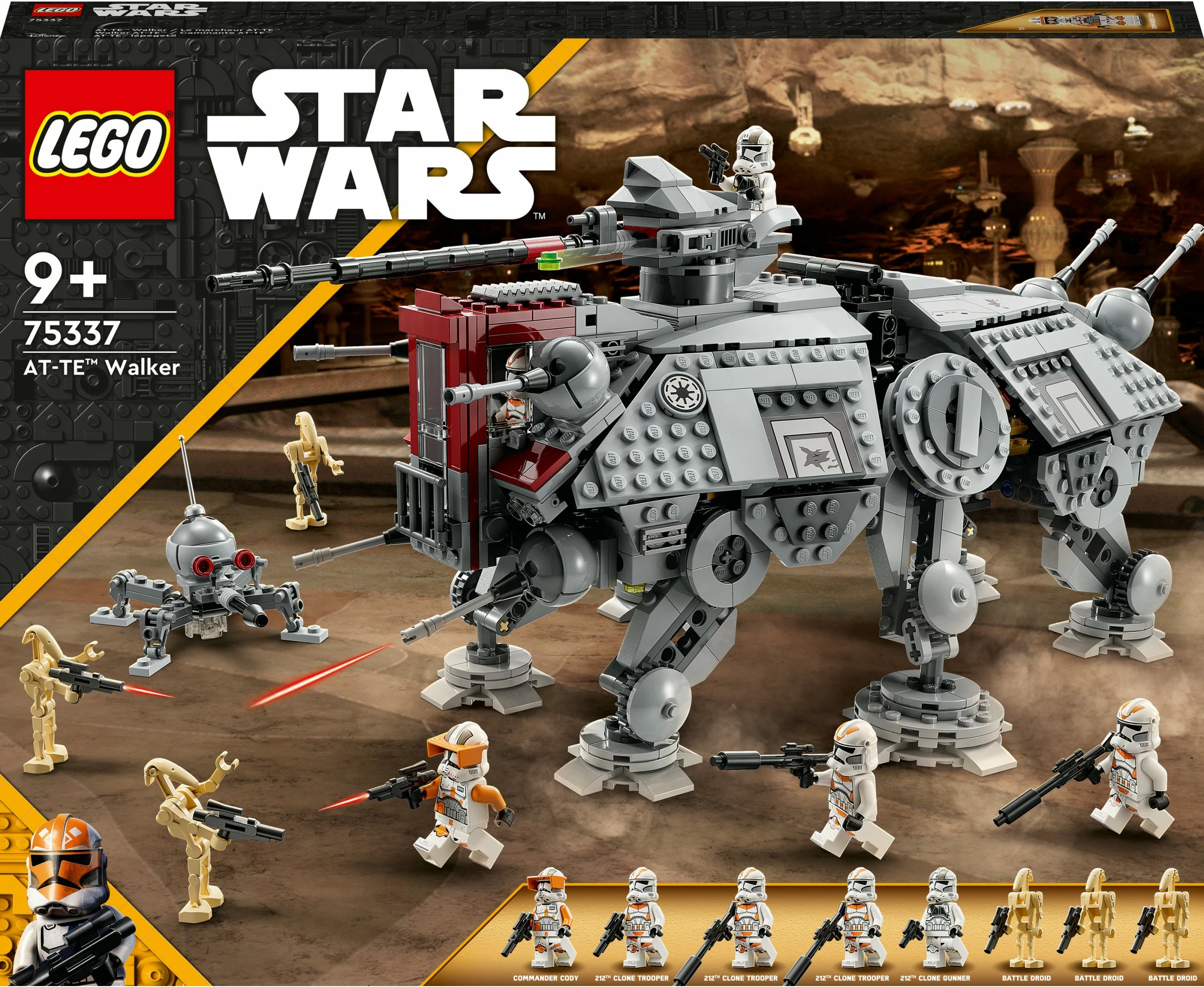 Set ndërtimi LEGO Star Wars AT-TE Walker, 1082 pjesë, Multingjyrësh