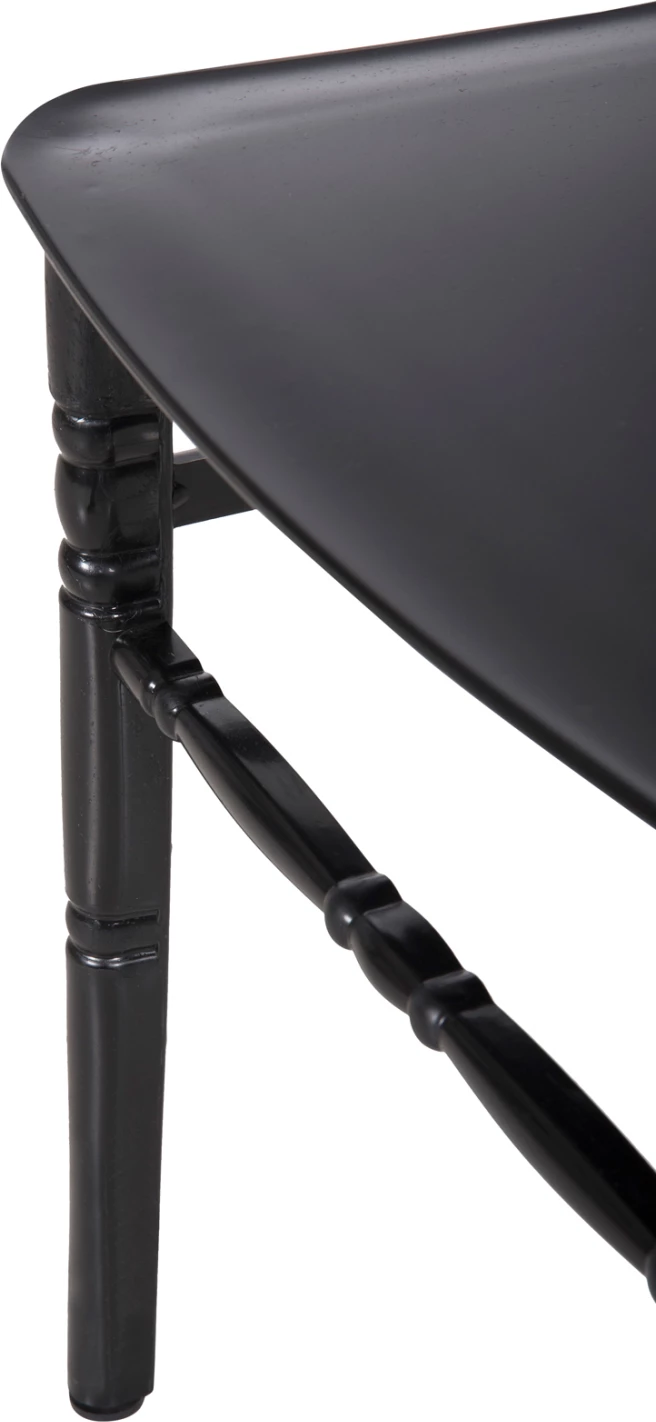 Karrige për katering polipropileni TIFFANY e re FH8058.07, e zezë me shkëlqim, 42x48x88,5H cm