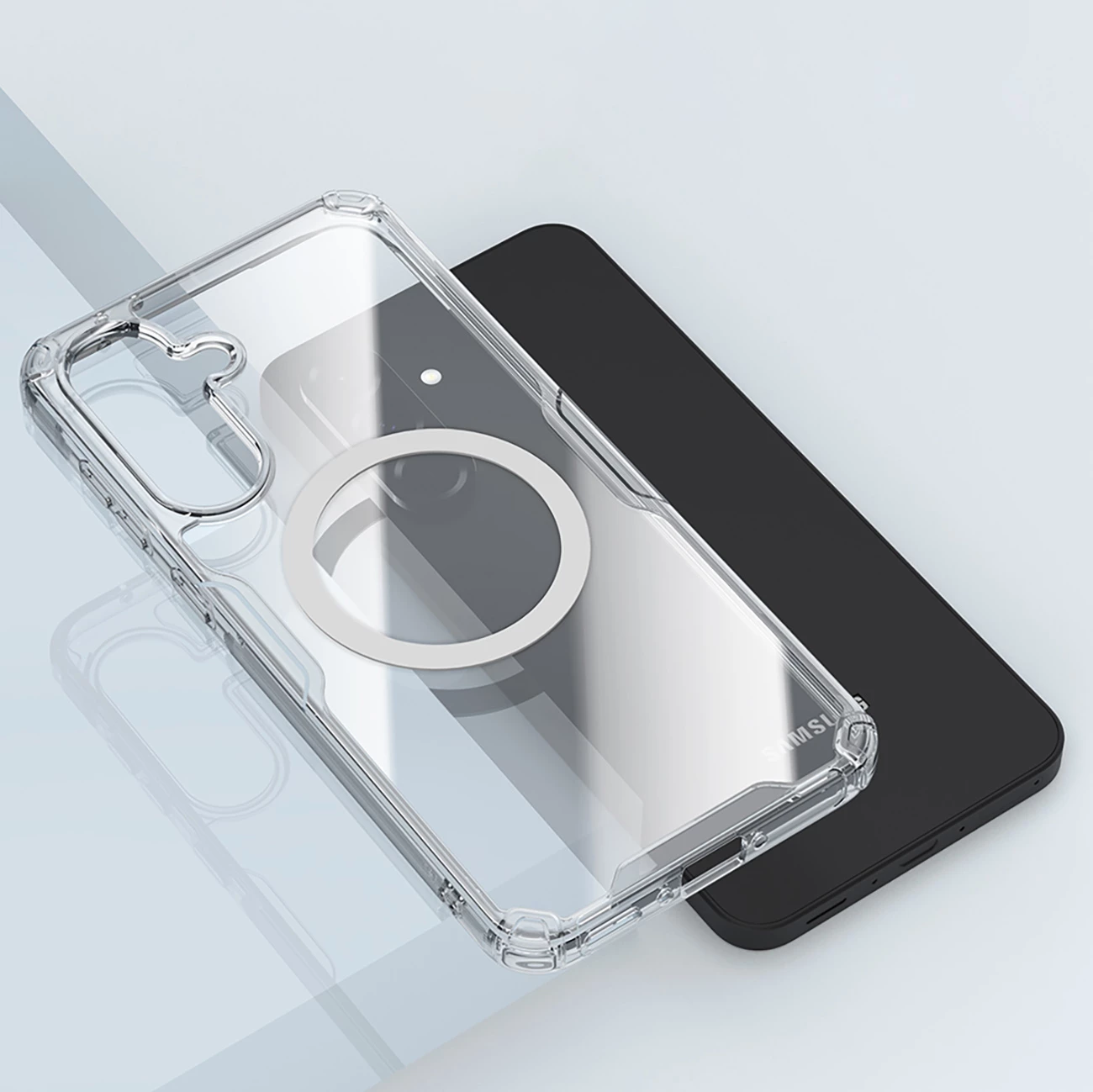 Mbështjellës Nillkin Nature Pro Magnetic për Samsung Galaxy A56 5G, Transparent