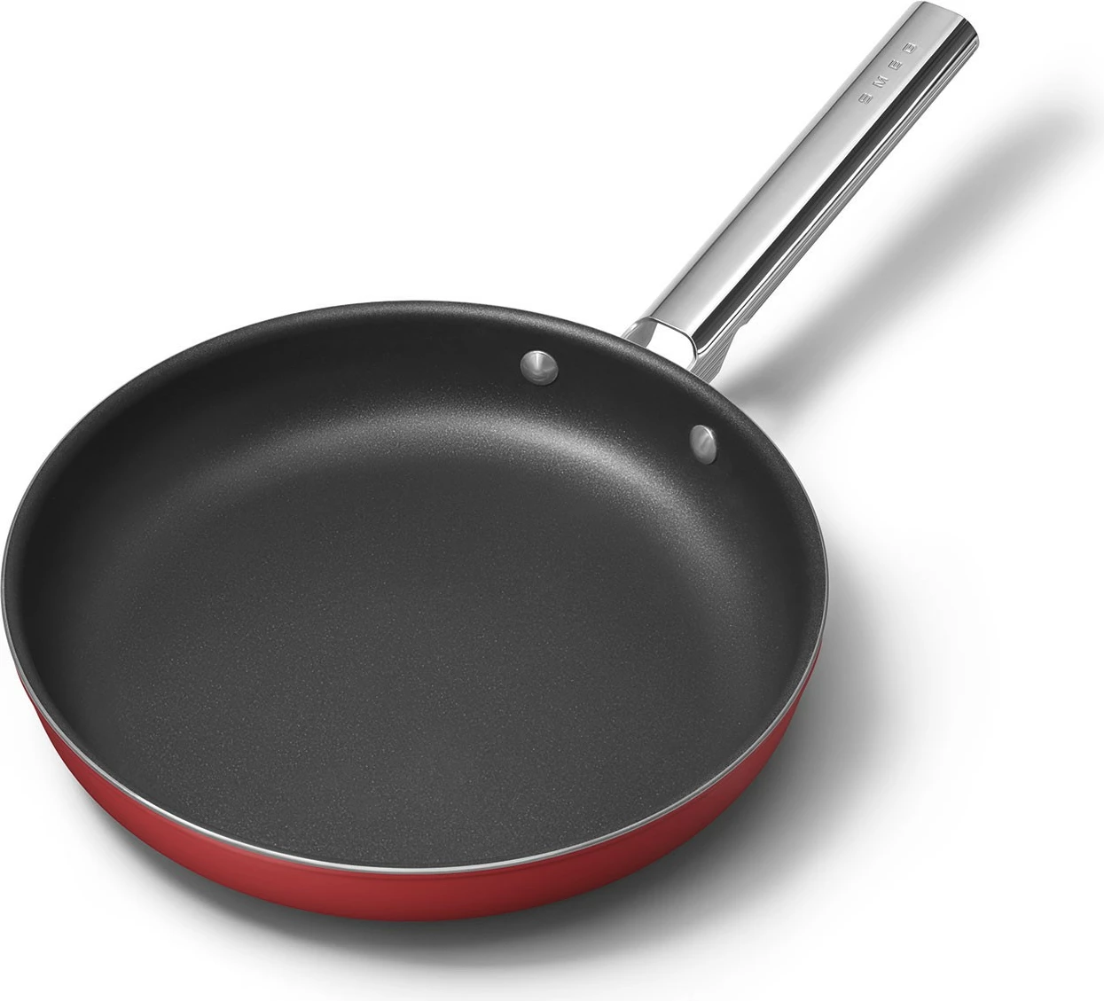 Tigan SMEG CKFF2801RDM 28 cm, alumini, jo-ngjitës, e kuqe