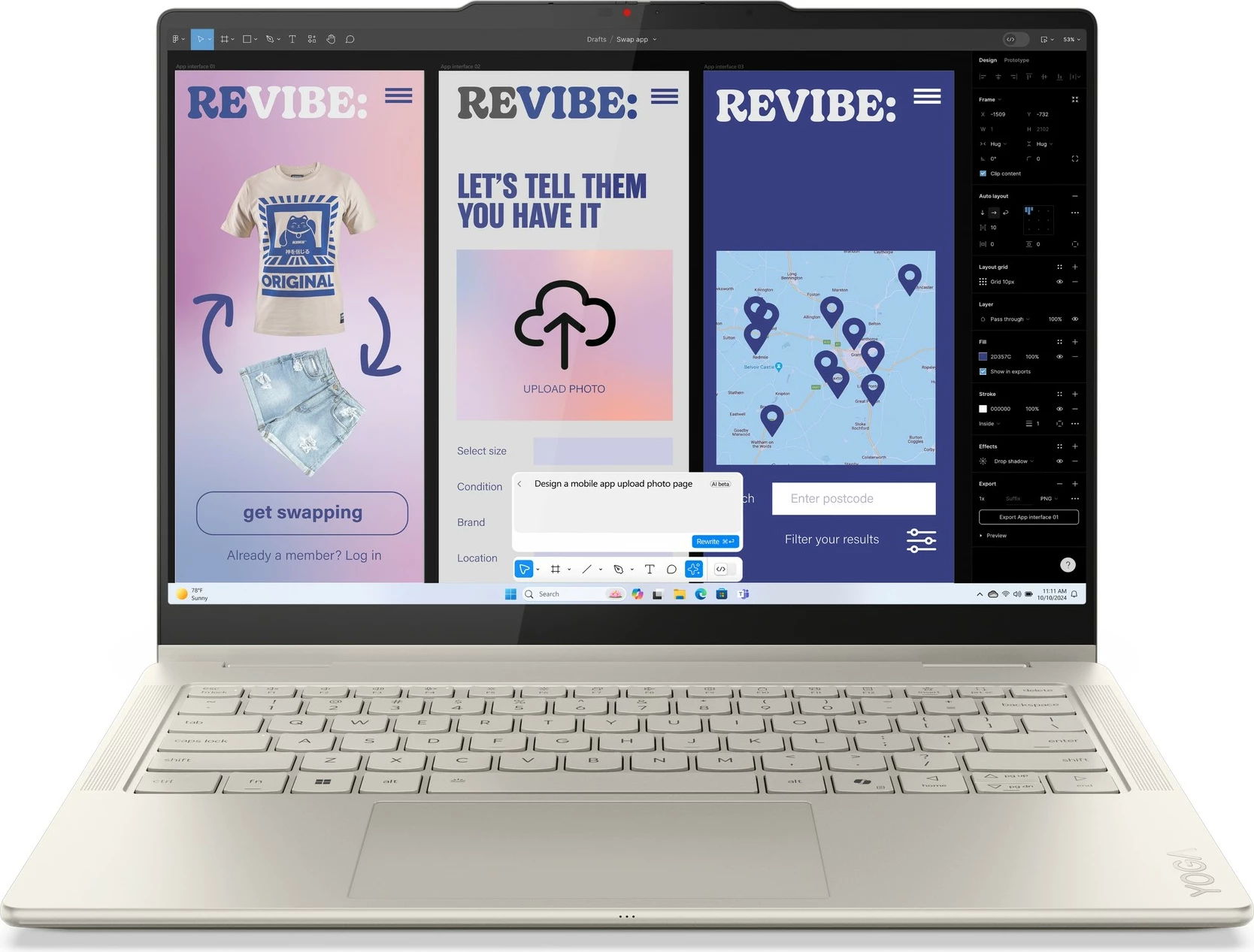 Kompjuter Lenovo Yoga 7i 2-in-1 14ILL10, 14" OLED, Core Ultra 5, 16GB/1TB SSD, Win11, stift, bardhë