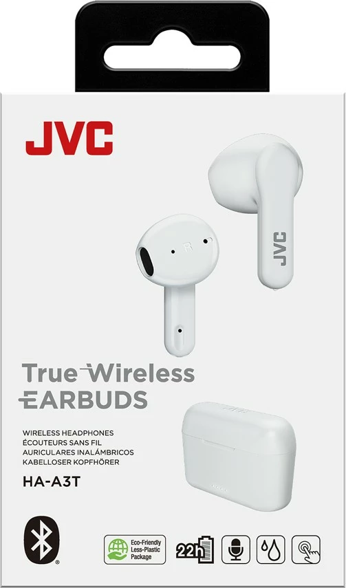 Kufje pa tela JVC HA-A3T, in-ear, Bluetooth 5.1, Bardhë