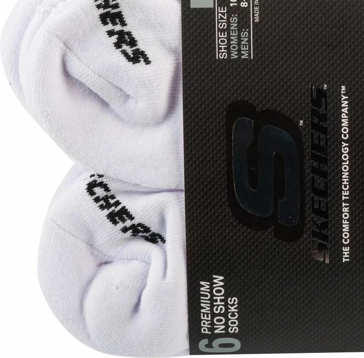 Çorape crew unisex Skechers, të bardha