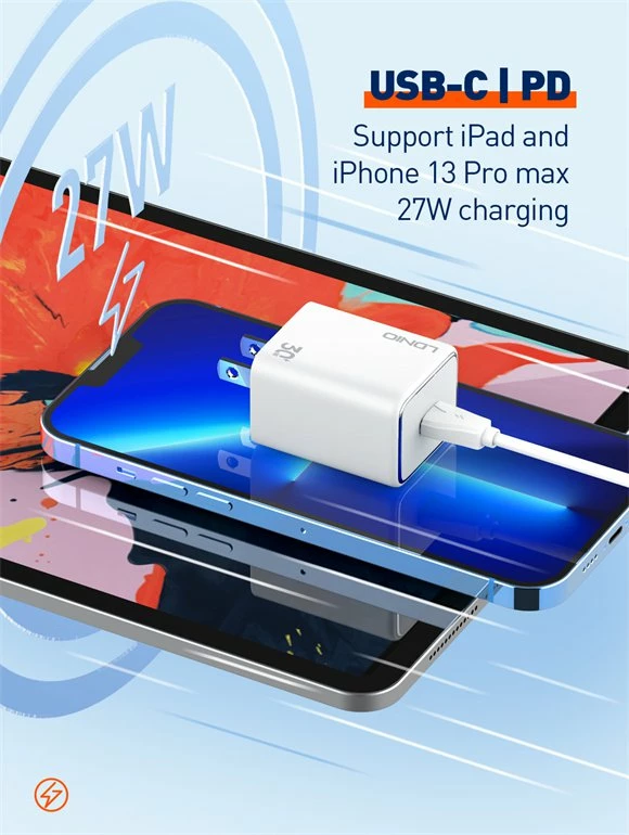 Karikues LDNIO A1508C 30W USB-C PD (5V/3A) i bardhë