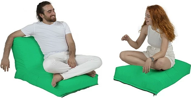Jastëk kopshti për relaks, ngjyrë e gjelbër, Atelier del Sofa, Siesta Sofa Bed Pouf