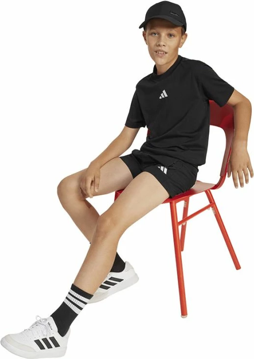 Maicë për fëmijë adidas Essentials JC9776, e zezë [Madhësia: 152 cm]