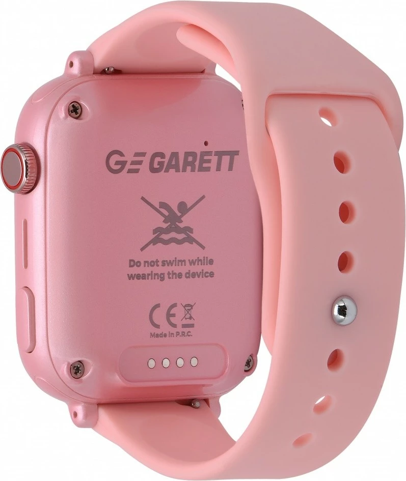 Smartwatch, Garett Electronics Kids N!ce Pro 4G 1.85" IPS, GPS LTE, për fëmijë, rozë