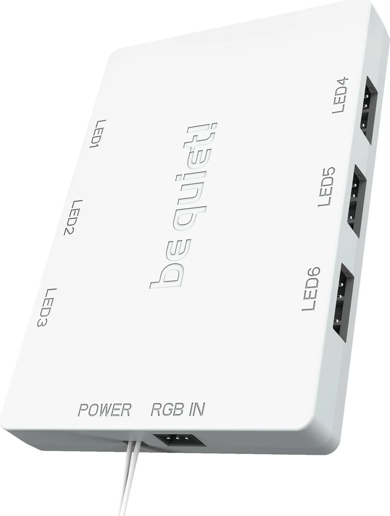 Set ventilatorë për kasë kompjuteri BE QUIET! Light Wings White, 140mm, PWM, 3 copë, Bardhë